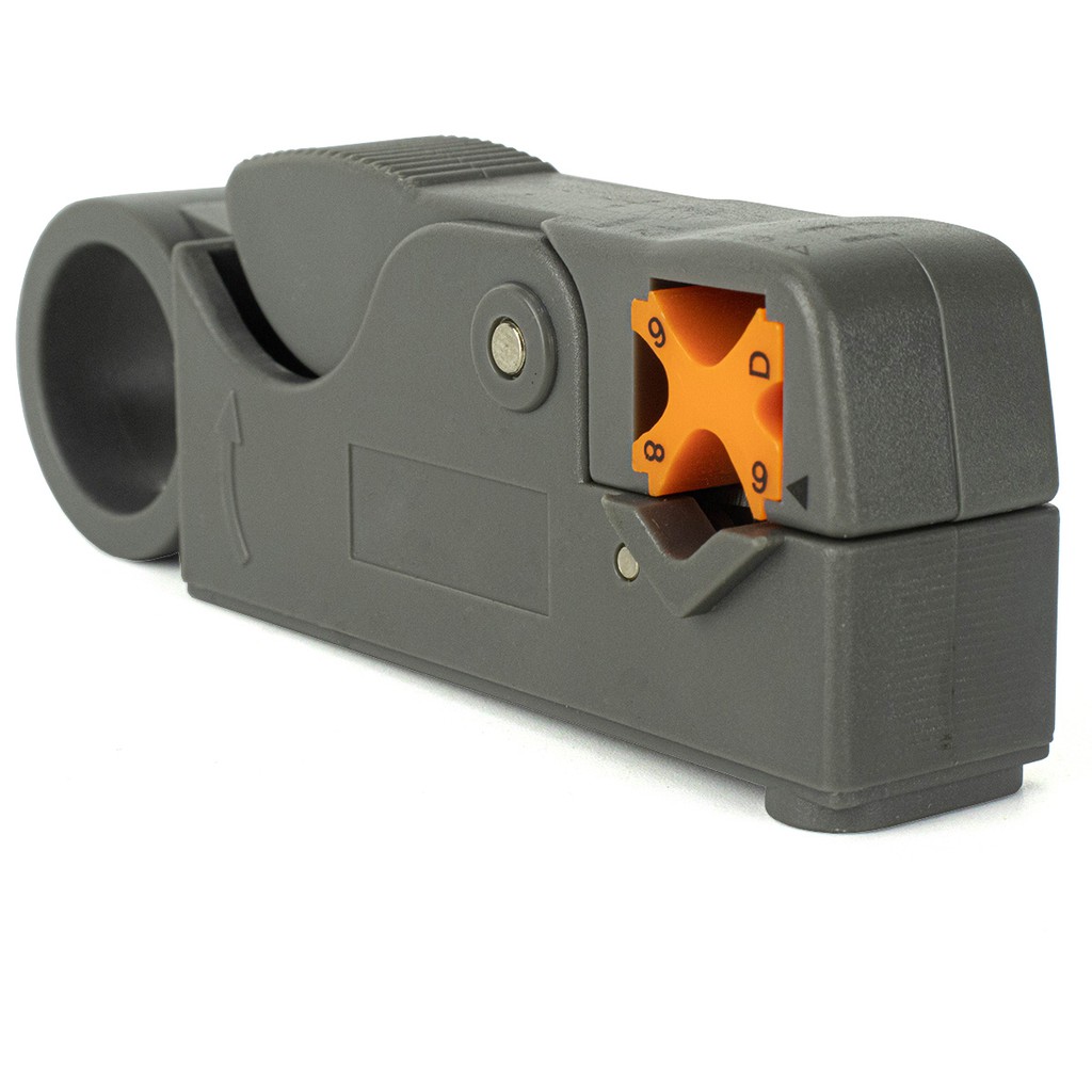 Crimpadora Para Cable Coaxial RG58 RG59 RG6 - Herramienta De Crimpado Con Trinquete, 5 Orificios