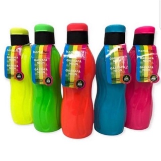 Garrafa de Água Infinity Neon 600ml Squeeze Homeflex