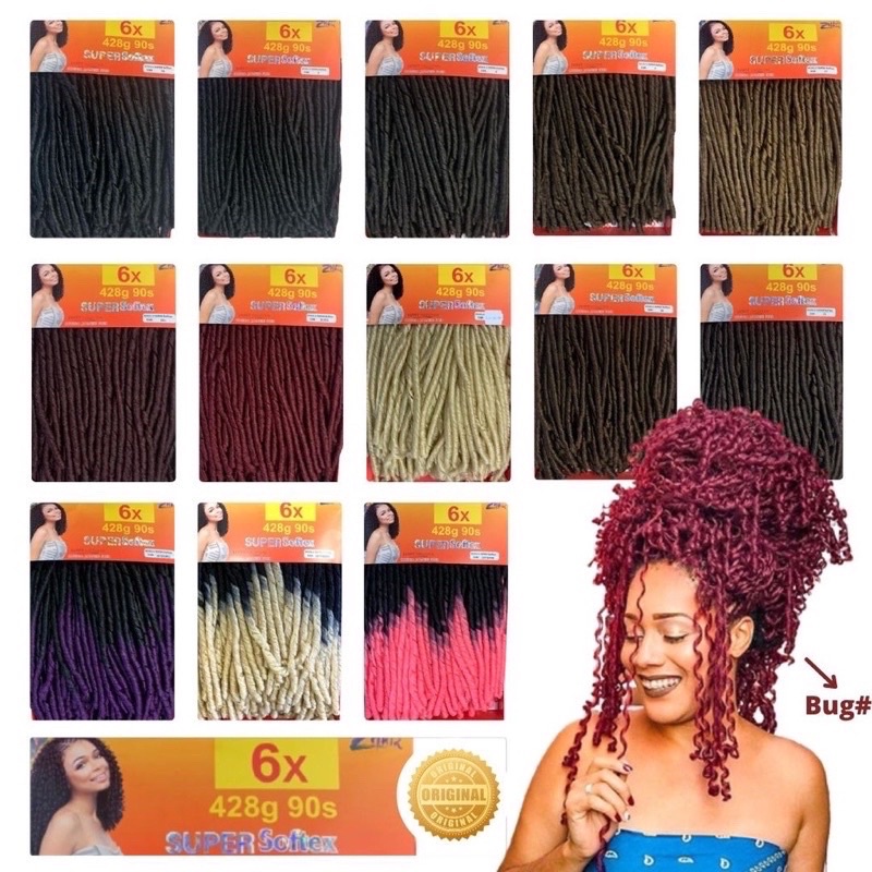 CABELO SINTÉTICO NINA SUPER SOFTEX 6X 428g Cores variadas | Shopee Brasil