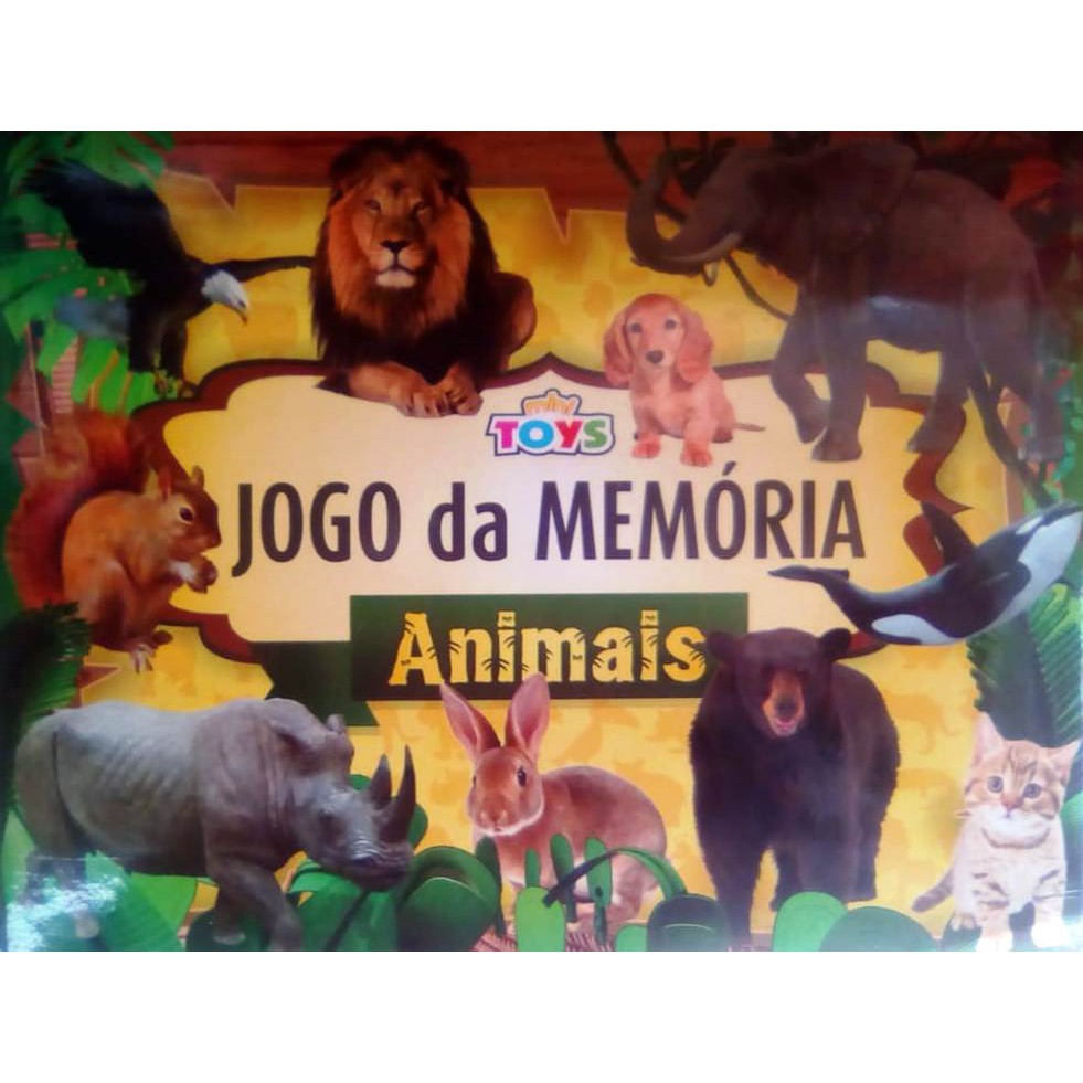 Jogo da Memória - Animais 2 - Inventoteca - Sua diversão começa aqui!