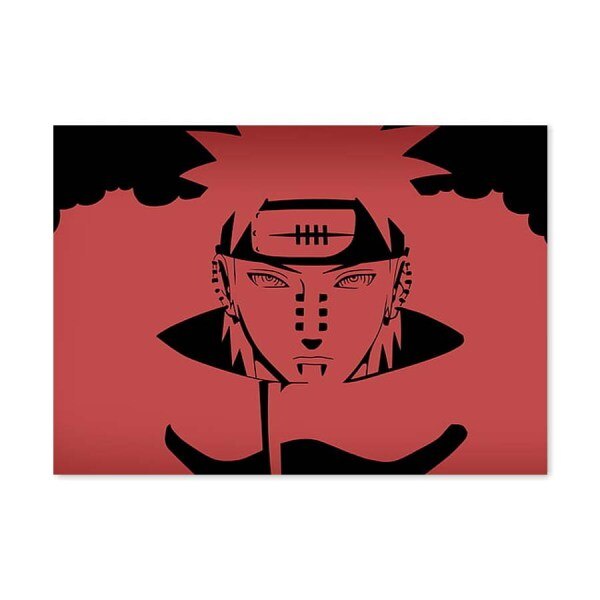 Placa Decorativa Naruto Desenho (14,8x21cm A5)