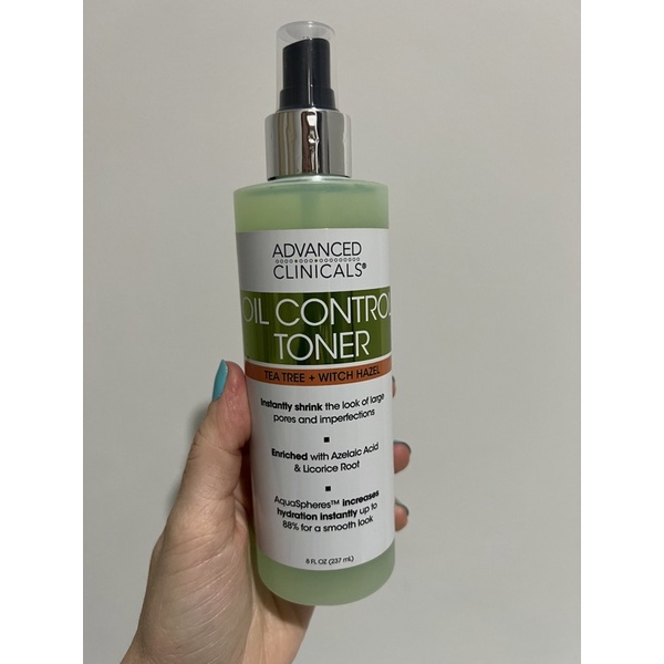 Advanced Clinicals Oil Control Toner 237ml Shopee Brasil