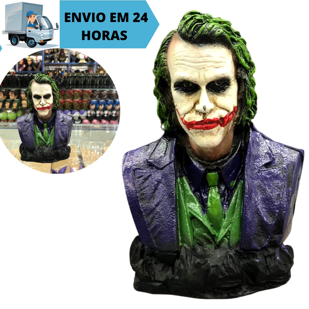 Quadro Decorativo Coringa e Arlequina Poster Filme Black Joker Alta  Definição 28x20cm