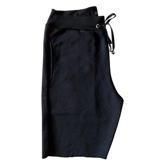 Bermuda Moletom Masculina Preta