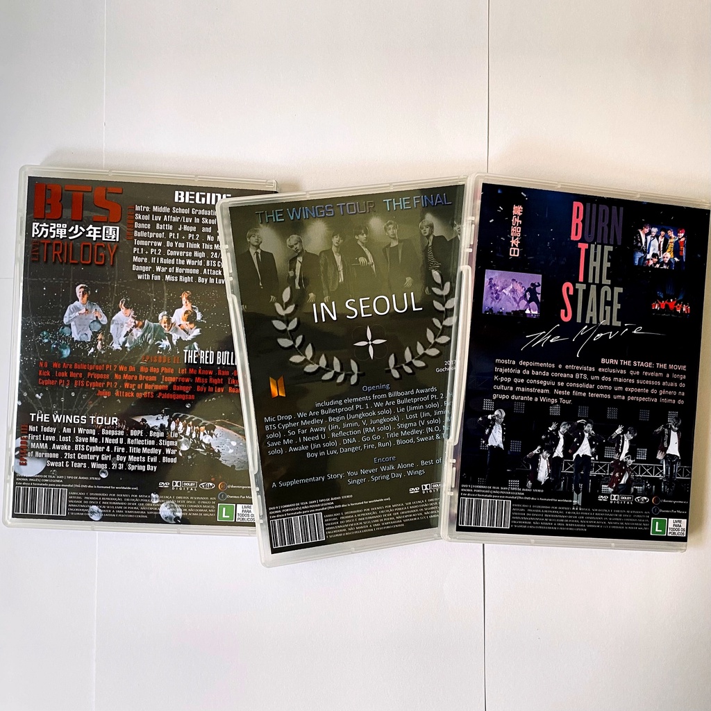 DVD BTS Live Trilogy Begins The Red Bullet Wings Tour Seoul Burn