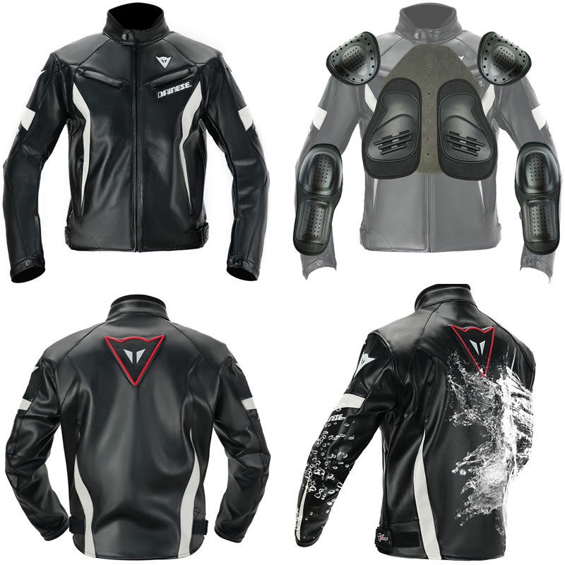 Jaqueta de hot sale couro motoqueiro dainese