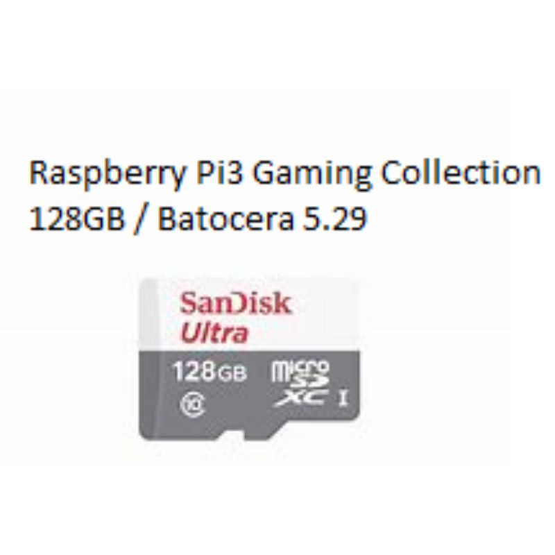 Batocera 5.29 Raspberry Pi3 Gaming Collection 128GB Shopee Brasil