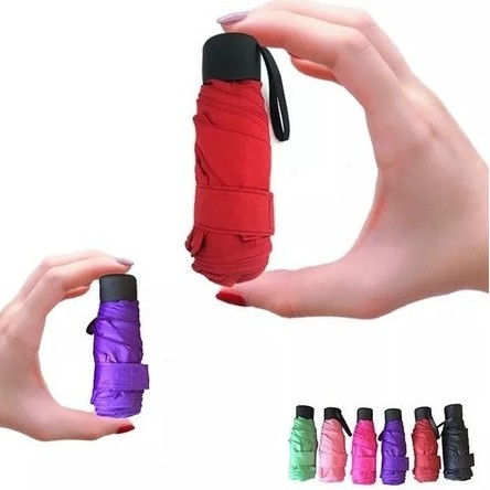 Sombrinha De Bolsa Alumínio Mini Guarda Chuva Resistente | Shopee Brasil