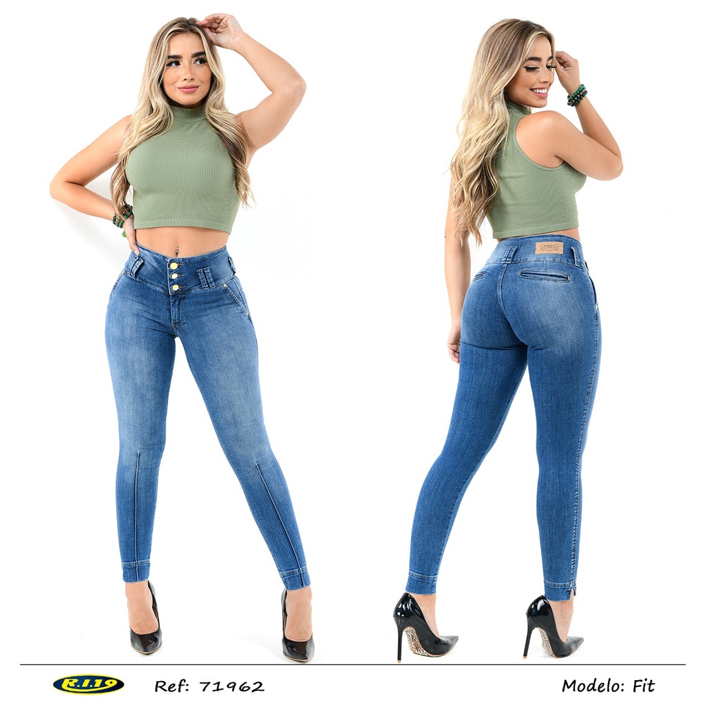 Calça jeans feminina ri19 lançamento ref 67348 em Promoção na