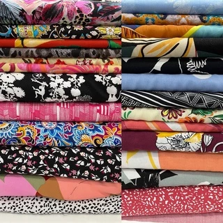 Tecido 100% Viscose Estampado Vestido, calça, blusa (LEIA A DESCRIÇÃO E ORIENTAÇÃO DE COMPRA)