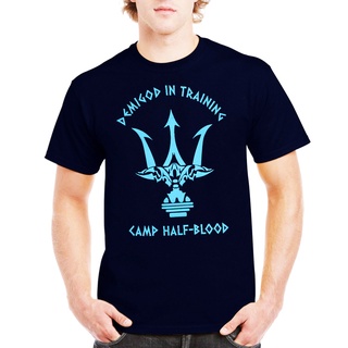 Camiseta Infantil Algodão Camp Half Blood Jupiter Poseidon