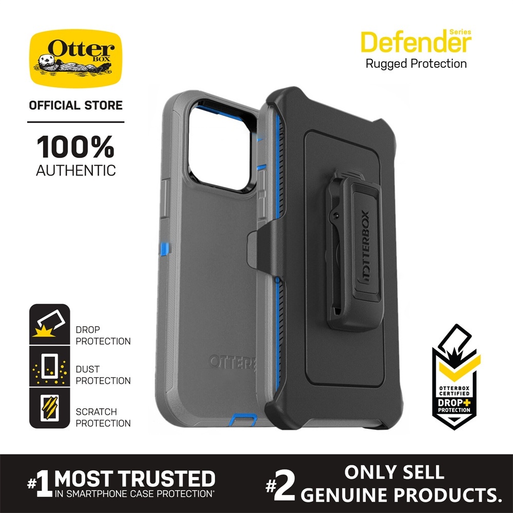 Caixa Otterbox iPhone 14 13 12 Pro Max/14 Plus/11 XS XR/X Estojo Da Série Defender | Autêntico Original