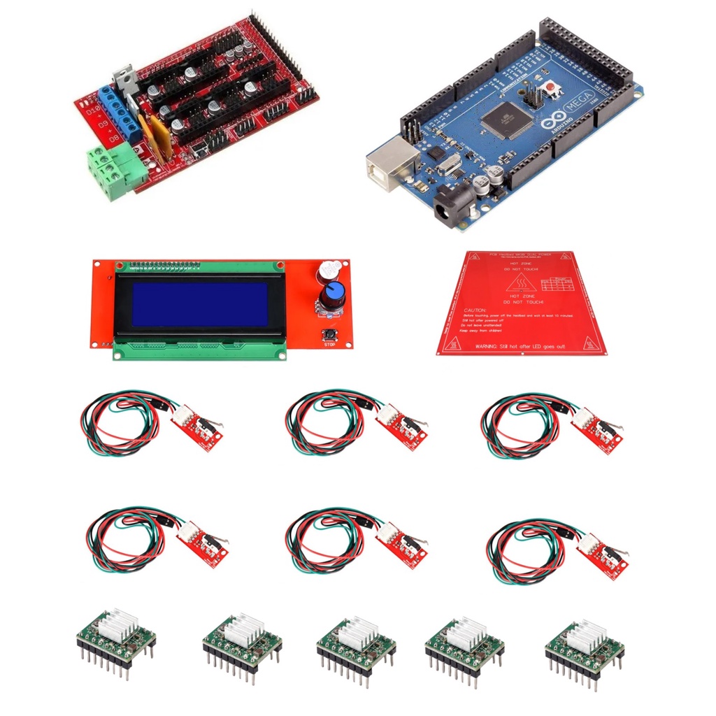 Kit Controler Impressora 3d Reprap 1.4 Lcd | Shopee Brasil
