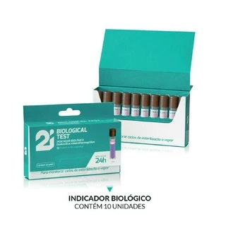 Teste Biológico 2i Indicador Autoclave 10 Ampolas em Oferta na Shopee