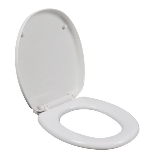 Assento Sanitário com Tampa Vaso Oval c/ Amortecedor - Universal - Branco
