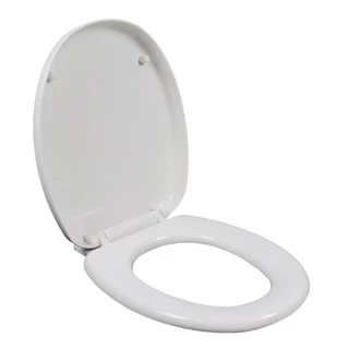 Assento Sanitário com Tampa Vaso Oval c/ Amortecedor - Universal - Branco