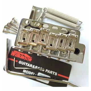 Ponte Wilkinson Wv6 Vintage Aço 6 Furos para Guitarra Strato Fender Tagima Ibanez Cort