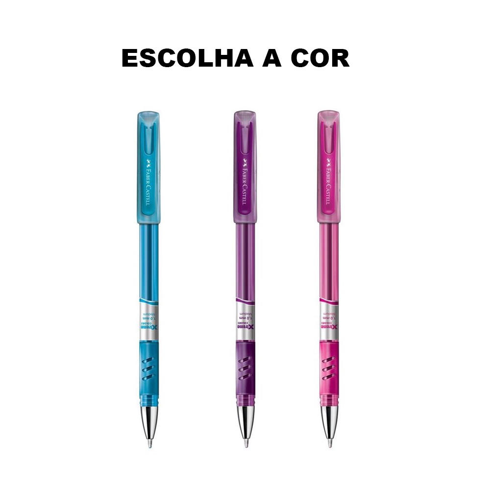 Caneta Esferogr Fica Xtreme Colors Mm Faber Castell Escolha A Cor