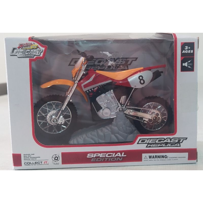 Moto De Brinquedo Infantil Motocross Trilha Motinha De Plastico Grande