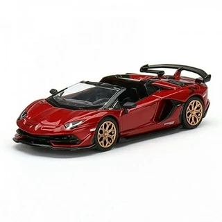Mini GT MGT00506 506 1/64 LAMBORGHINI AVENTADOR SVJ ROADSTER ROSSO EFESTO DIECAST Carro Modelo
