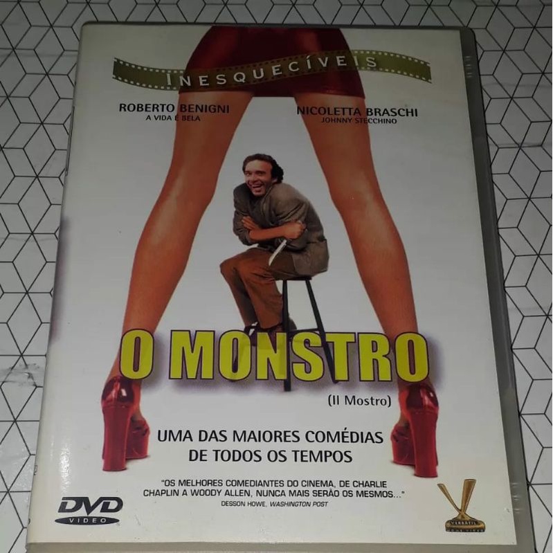 Dvd O monstro (Roberto Benigni) Original | Shopee Brasil