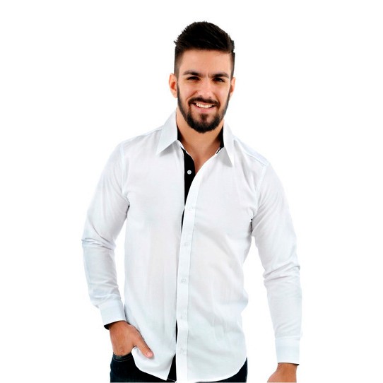 Camisa branca masculina store reveillon