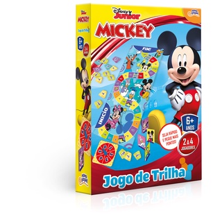 Jogo Trilha Mickey de 2 a 4 jogadores