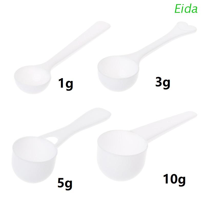 Eida 1/3/5/10g Measuring Spoons Coffee Protein Milk Powder Scoops Spoon