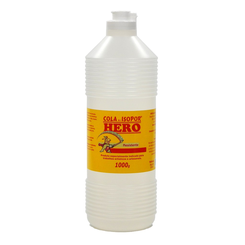 Cola Isopor® Artesanato 1000g - Marca HERO