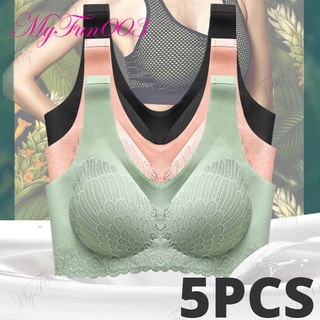 Kit 5 Pçs Sutiã Latex Feminino Calcinha Atacado
