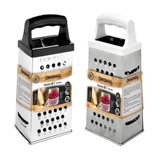 Ralador De Queijo E Legumes 4 Faces Aço inox Cabo Plástico Original Line