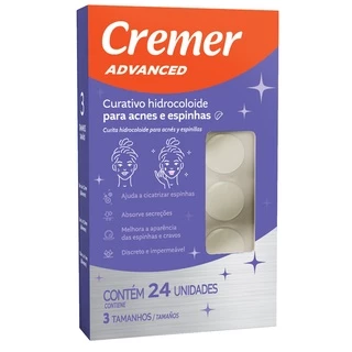 Curativo Para Acne E Espinhas Cremer 24 Unidades