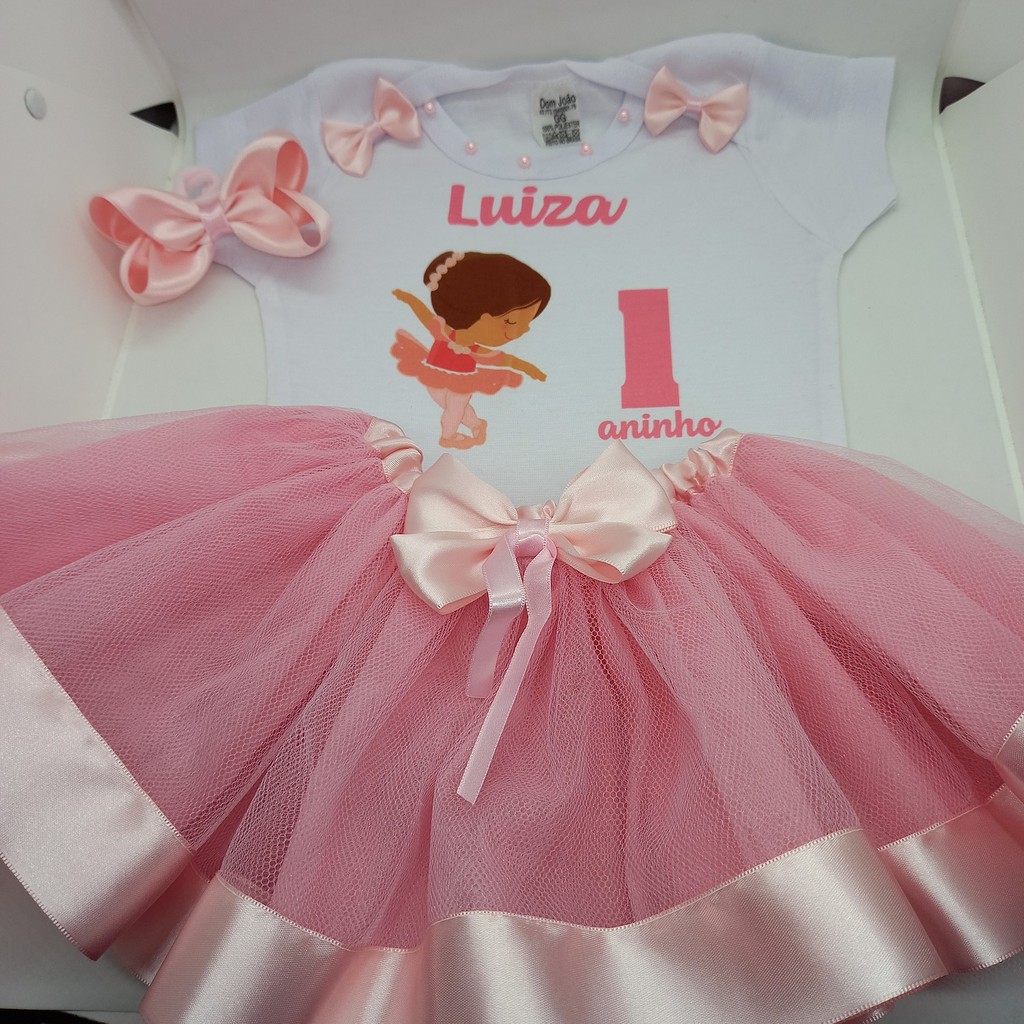 Saia tutu best sale 1 ano