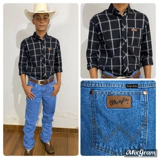 calça wrangler 100% algodão