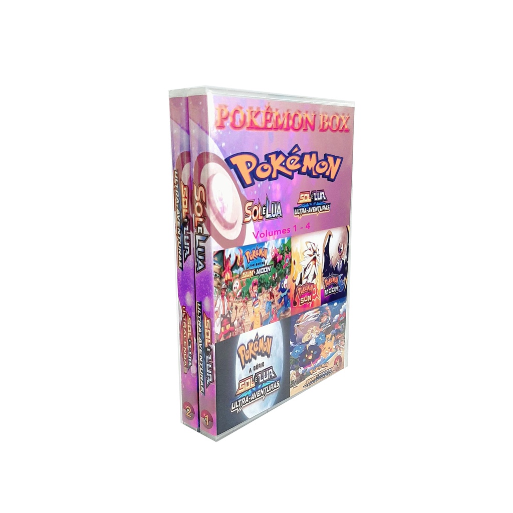 Box Pokémon Todas As Temporadas + Sol & Lua + Filmes