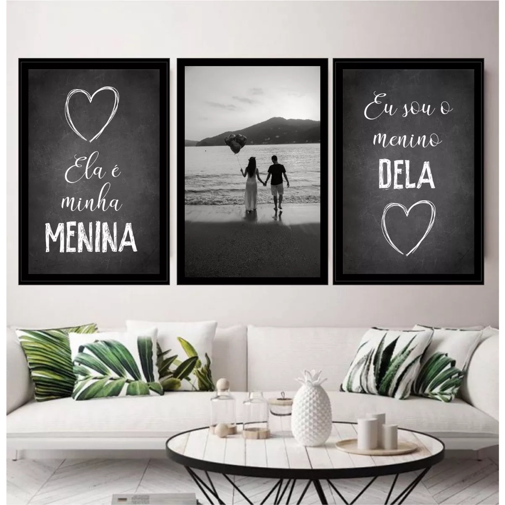 Quadro Decoração Quarto de Casal Frase