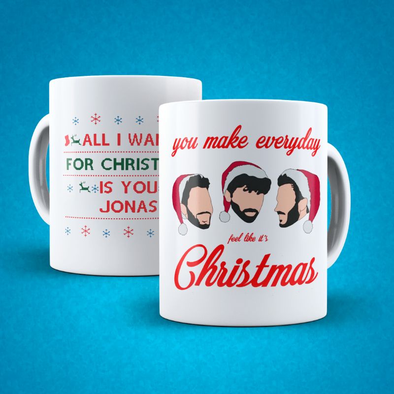 Caneca Jonas Brothers You make everyday feel like it's Christmas