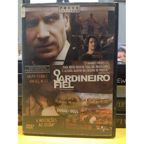 O Jardineiro Fiel Ralph Fiennes Fernando Meirelles Dvd Shopee Brasil 