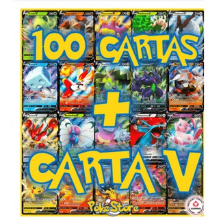 Kit 100 Cartas Pokemon: 80 Cartinhas Gx + 20 Gx Aliados