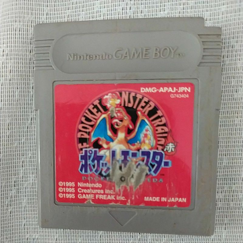 Pokemon Red Version - GB - Original (Japonês) | Shopee Brasil