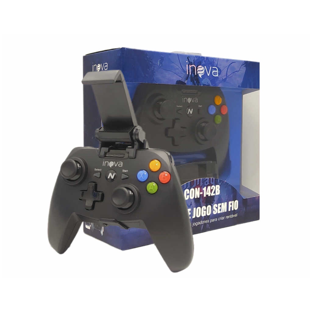 Controle Sem Fio Inova CON-142B - Android IOS PC | Shopee Brasil