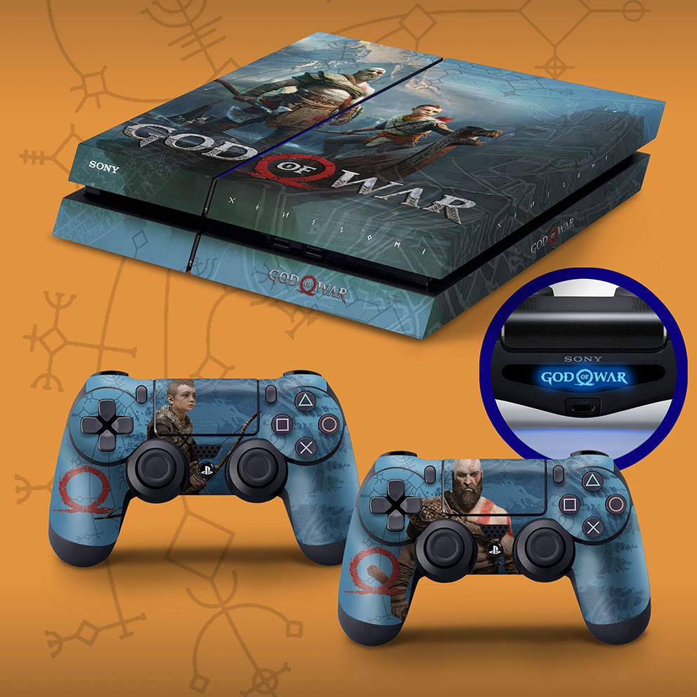 Skin PS4 Controle Adesivo - God of War Ragnarok B em Promoção na