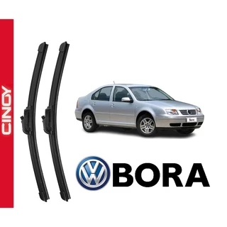 Kit Palheta Limpador de Parabrisa Dianteiro VW BORA 2000 a 2010