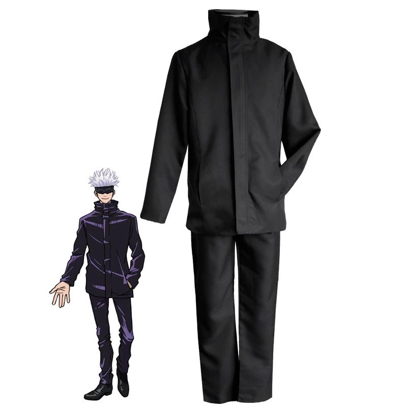 Fantasia Elegante De Jujutsu Kaisen Gojo Satoru Com Peruca De Materiais ...