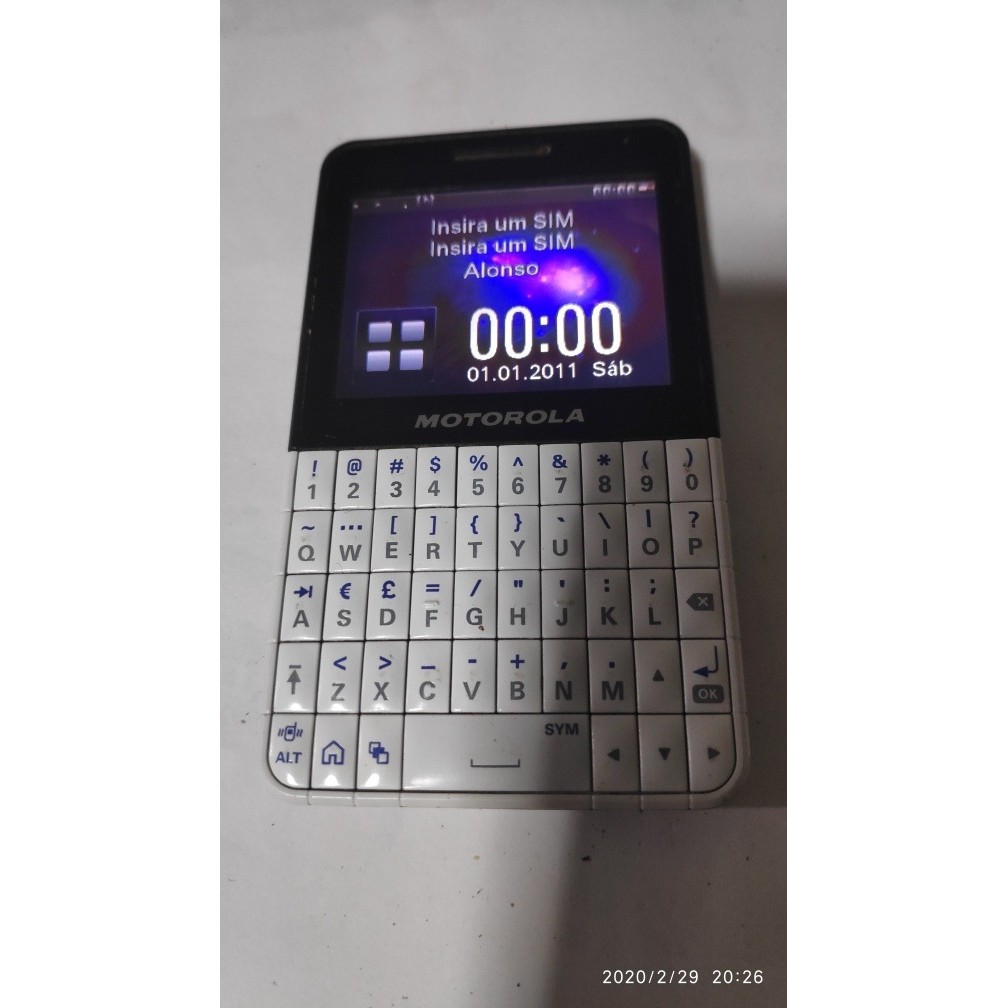 Celular Motorola Motokey Xt Ex119 Wiffi E Fm 119 Ok