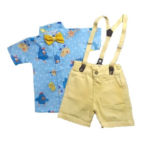 Zanjkr Roupas Kawaii, suspensórios para bebês e meninas, estampa floral,  laço, shorts e roupas legais para meninas (multicolorido, 2 a 3 anos) :  : Moda