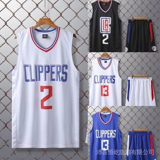 Camisa Nba Los Angeles Clippers No . 2 Kawhi Leonard 13 Paul George Roupas De Basquete 0NWn