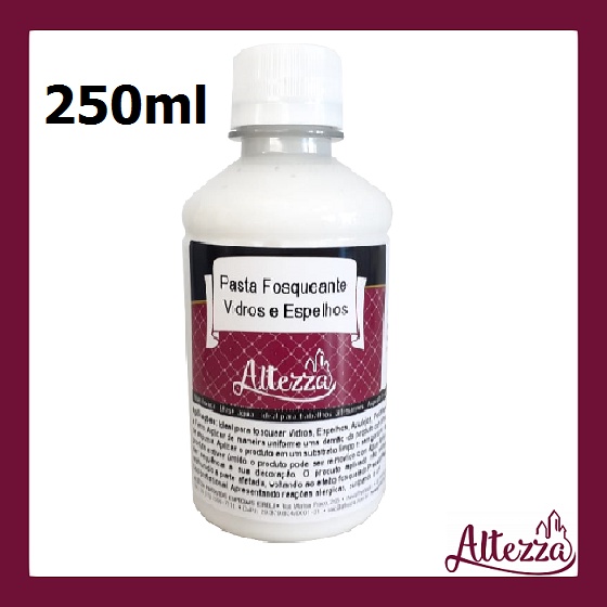 Pasta Fosqueante Para Vidros E Espelhos 250ml = 310 Gramas