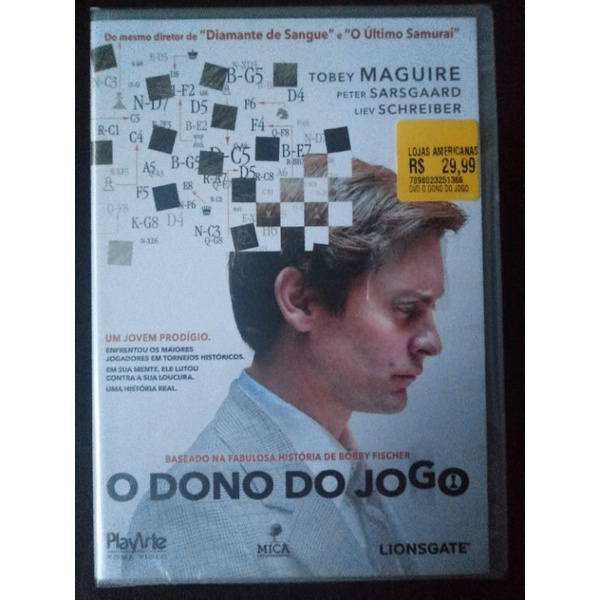 Dvd O Dono Do Jogo - Tobey Maguire