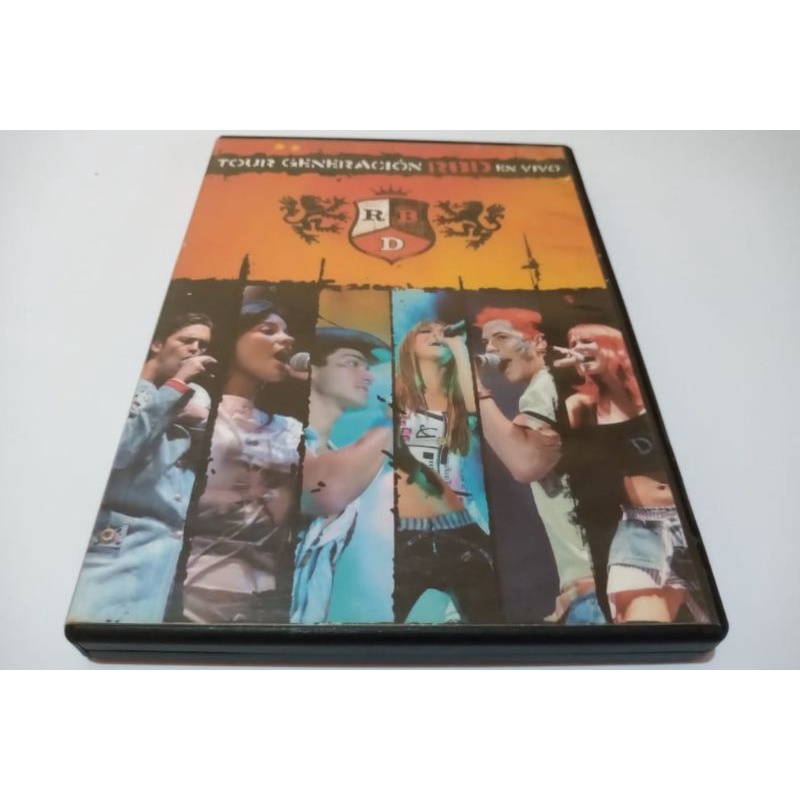 DVD RBD Tour Generación RBD En Vivo (Original) Shopee Brasil
